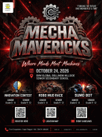 Mecha Mavericks 2026 School-level Robotics Championship Poster